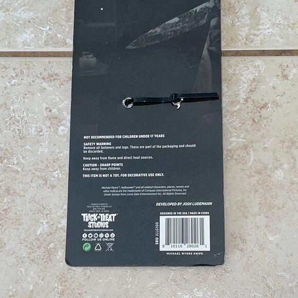 Trick or Treat Halloween Michael Myers Butcher 17" Knife Costume Prop NEW - Picture 5 of 5